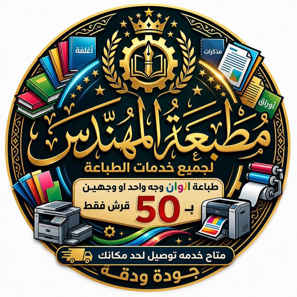 شعار مطبعة المهندس